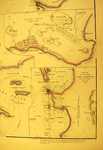 Inset maps of Albany and Peel Harbour